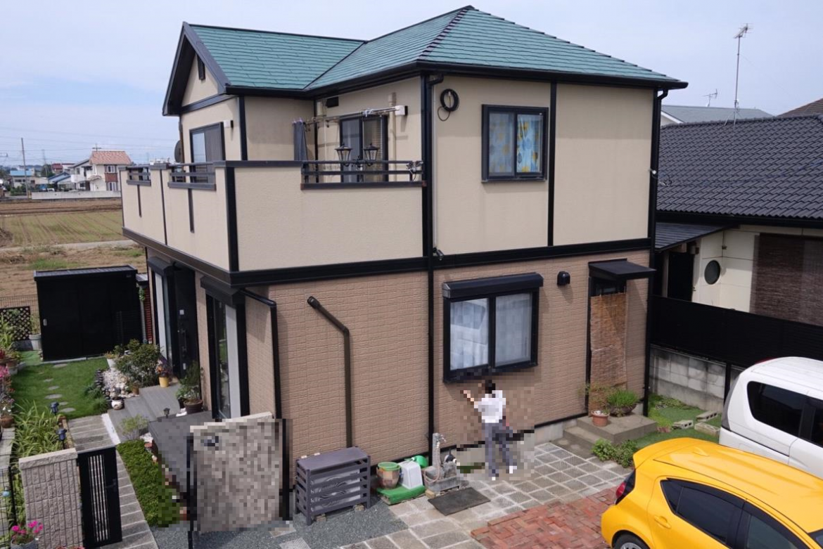 太田市 外壁 施行前 ミヤケン