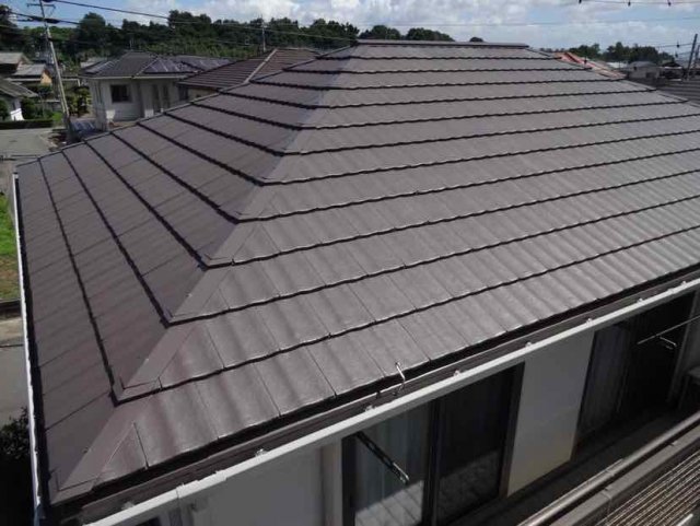 高崎市 屋根塗装 モニエル瓦 ミヤケン