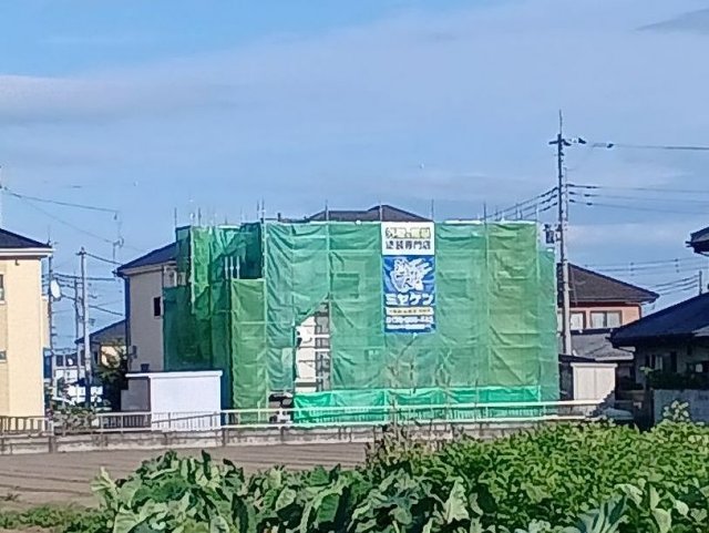 高崎市 外壁塗装 足場組み ミヤケン