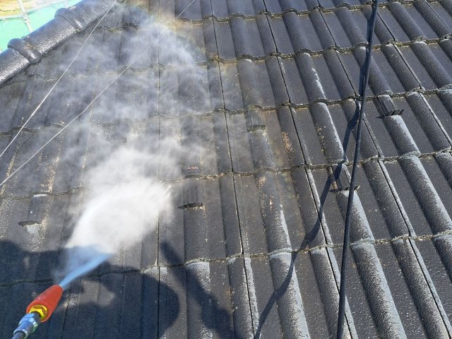 太田市 屋根 高圧洗浄 ミヤケン