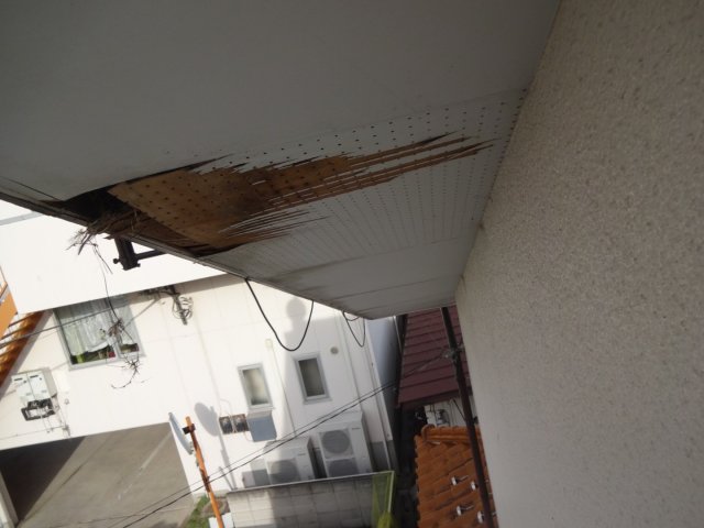 高崎市 軒裏天井 はがれ ミヤケン