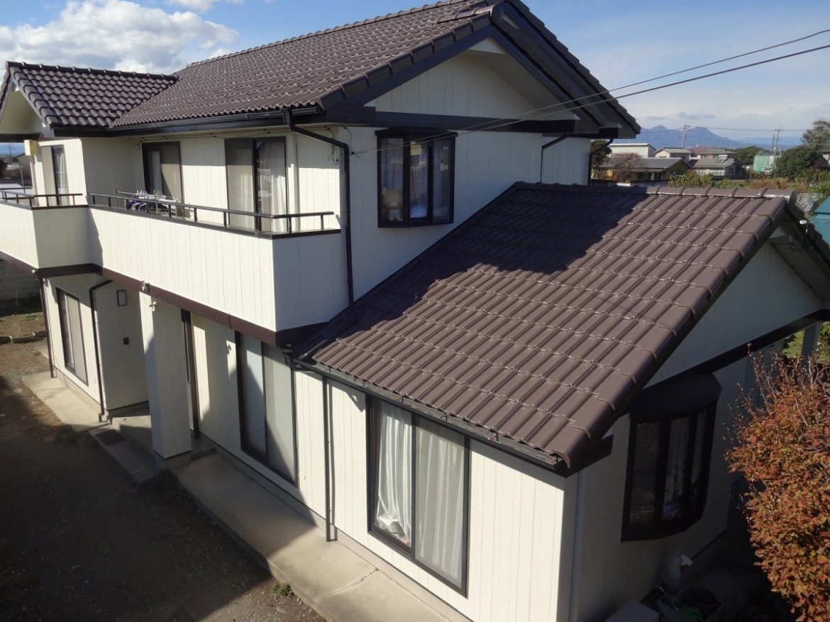 伊勢崎市 外壁塗装 施工後 ミヤケン