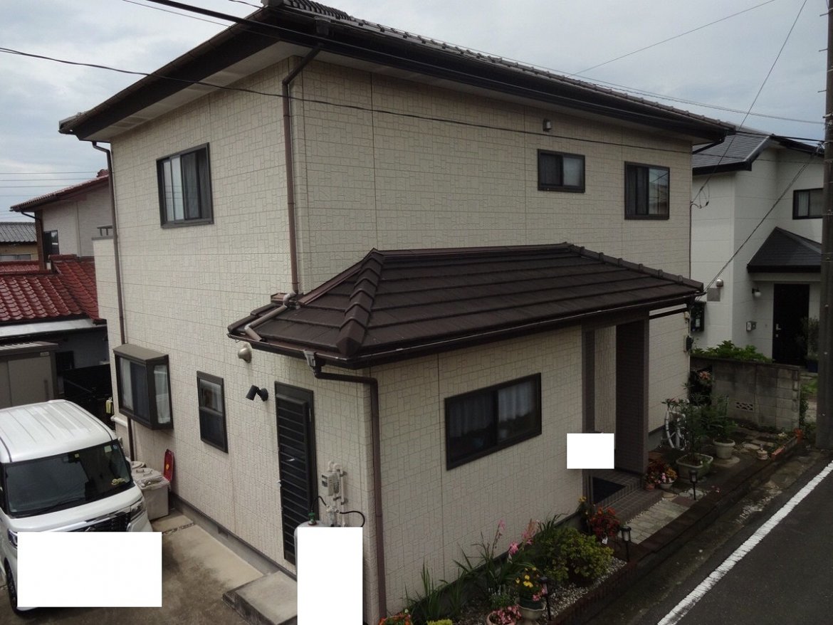 前橋市 外壁塗装 施工前 ミヤケン