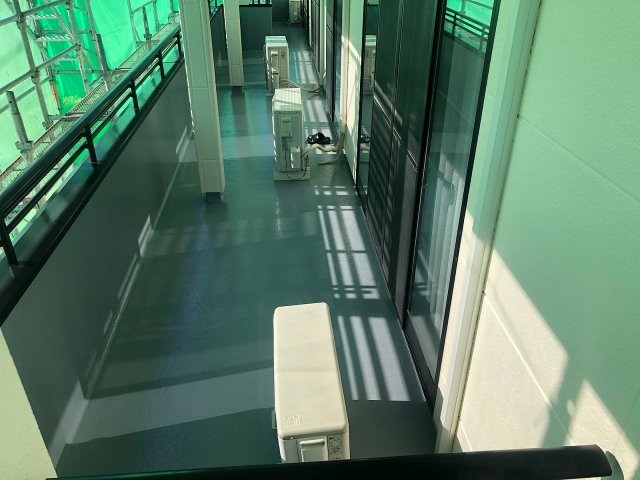 前橋市 ベランダ防水 完了 ミヤケン