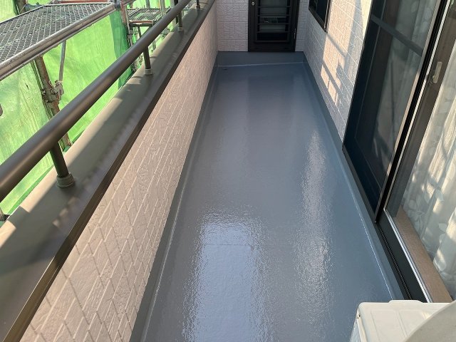 前橋市 ベランダ防水 完了 ミヤケン