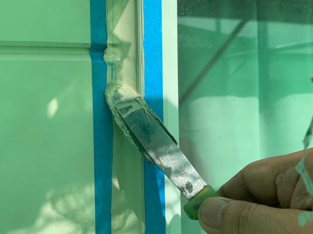 前橋市 コーキング ヘラ押え ミヤケン