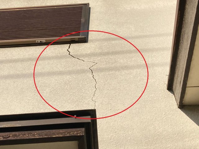 高崎市 外壁 ひび割れ ミヤケン