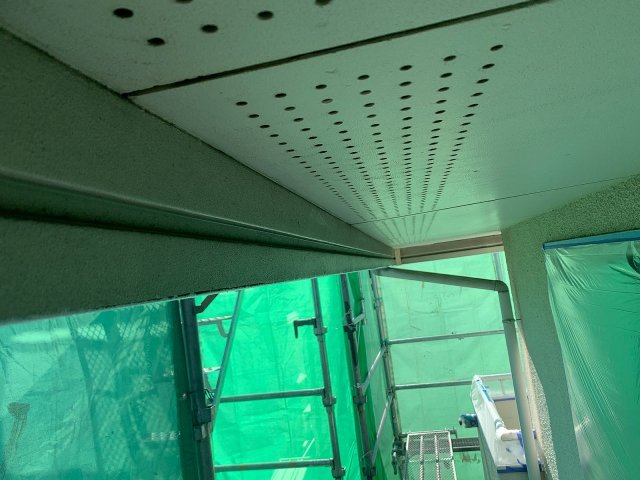 佐波郡 軒天 完了 ミヤケン