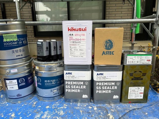 前橋市 外壁塗装 塗料一式 ミヤケン