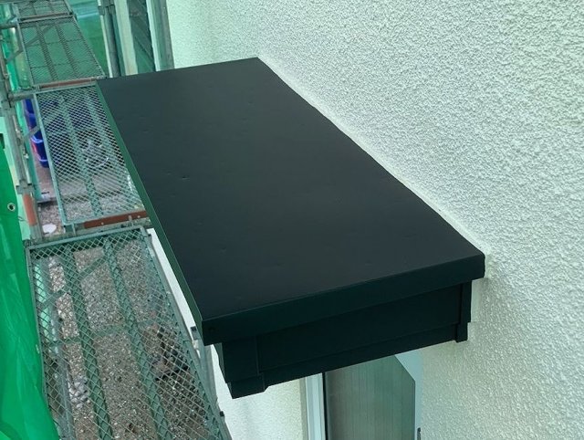 佐波郡 庇屋根 完了 ミヤケン