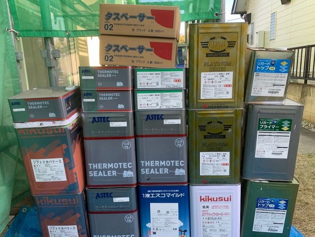 佐波郡 外壁塗装 塗料一式 ミヤケン
