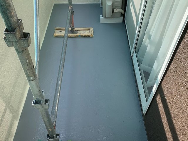 佐波郡 ベランダ防水 完了 ミヤケン