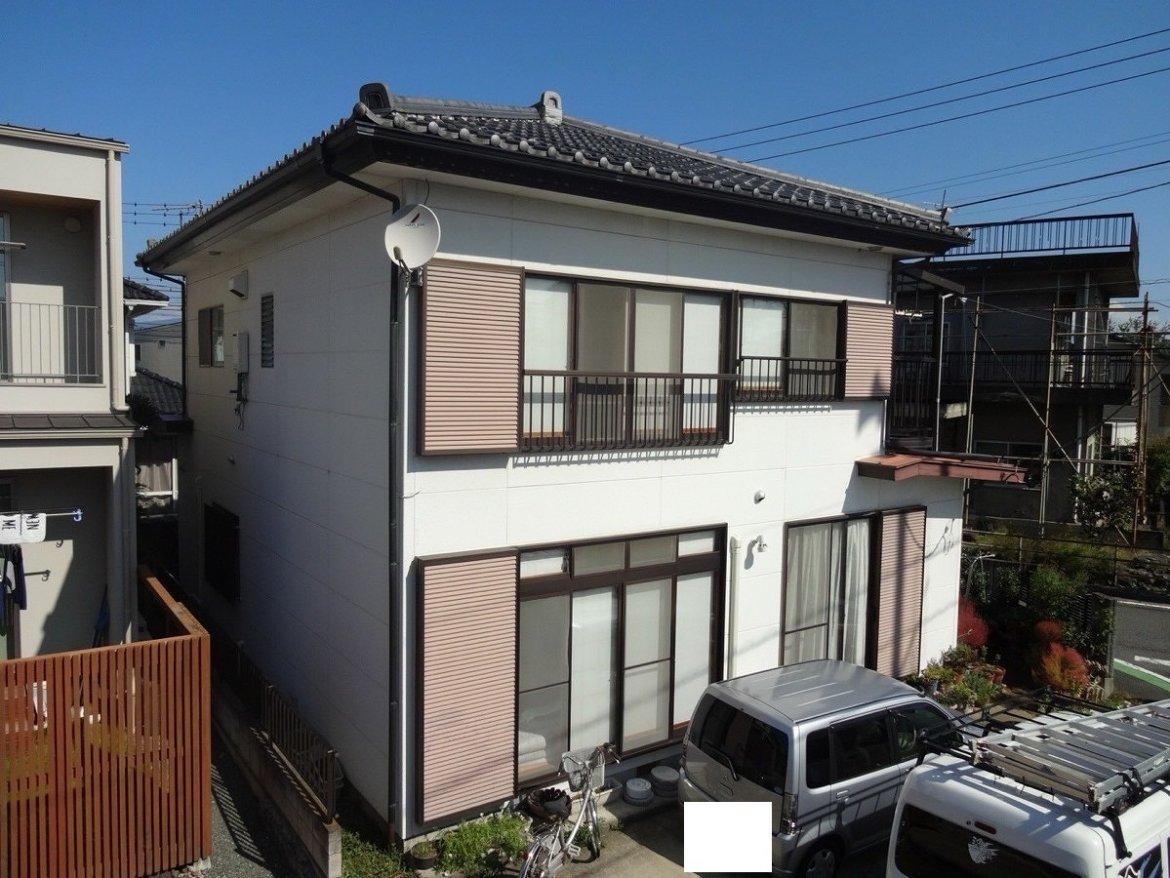 前橋市 外壁塗装 施工前 ミヤケン