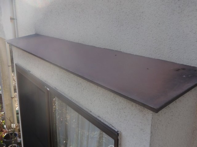 高崎市 出窓屋根 色あせ ミヤケン