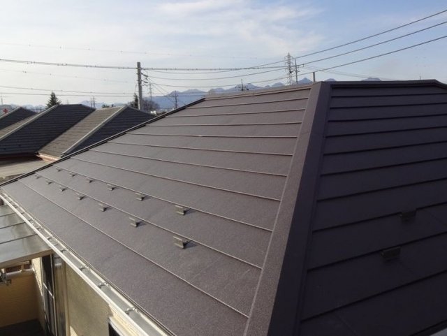 前橋市 屋根塗装 施工後 ミヤケン