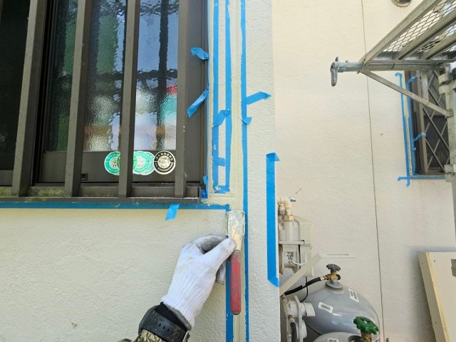 館林市 コーキング ヘラ押え ミヤケン