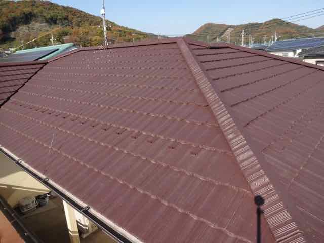足利市 屋根塗装 モニエル瓦 ミヤケン