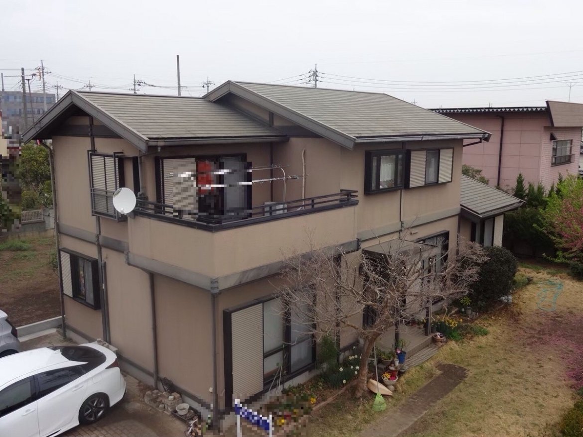 高崎市 外壁塗装 施工前 ミヤケン