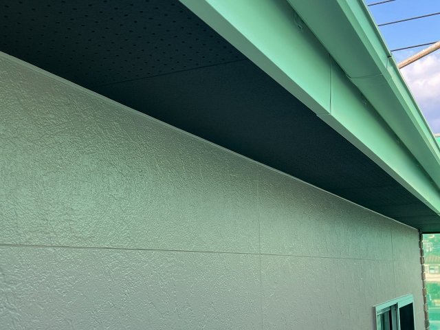 足利市 軒天 完了 ミヤケン