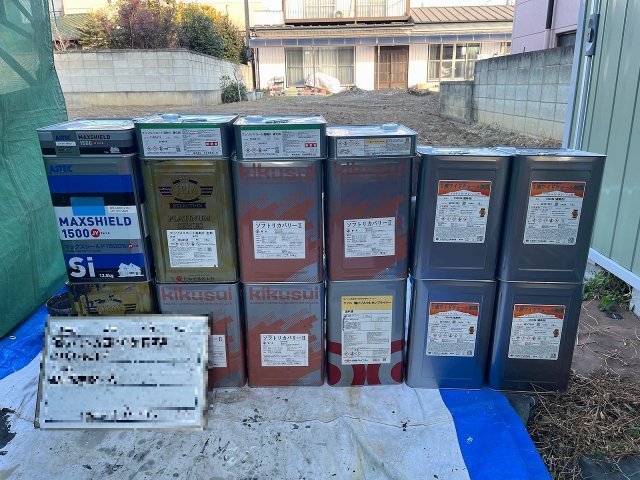 高崎市 外壁塗装 塗料一式 ミヤケン