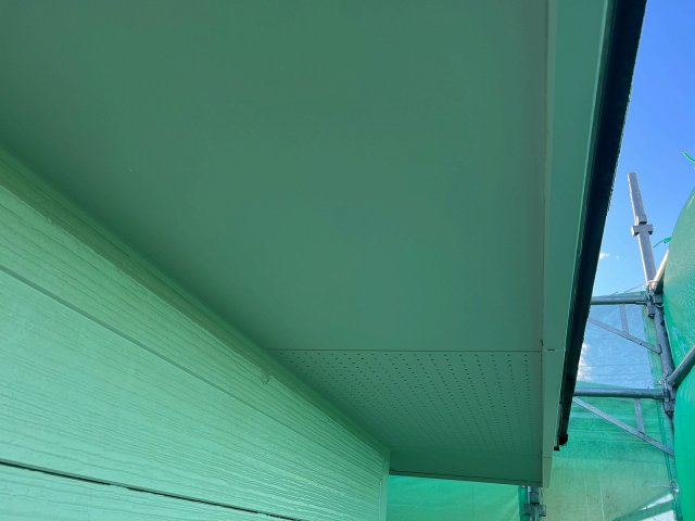 みどり市 軒天 完了 ミヤケン