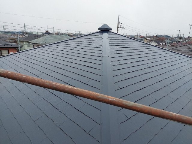 前橋市 屋根塗装 施工後 ミヤケン