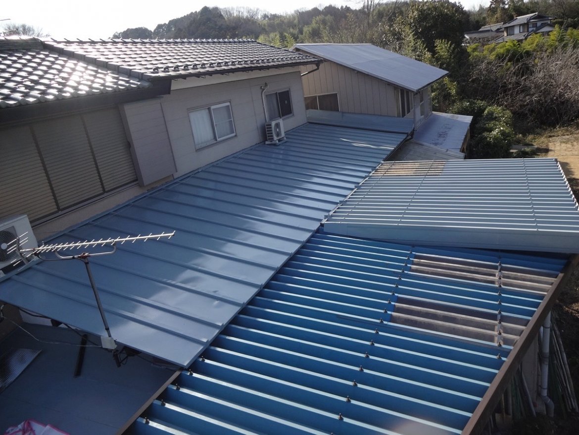 富岡市 屋根 施工後 ミヤケン