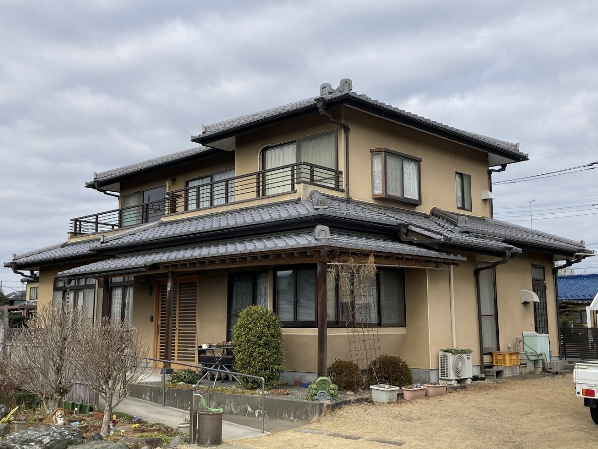 太田市 外壁塗装 施工前 ミヤケン