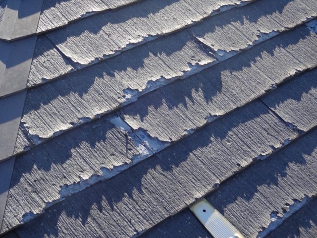 前橋市 ノンアスベスト 塗膜のはがれ ミヤケン