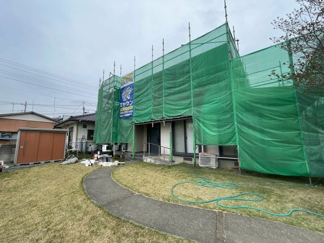 伊勢崎市 外壁塗装 足場組み ミヤケン