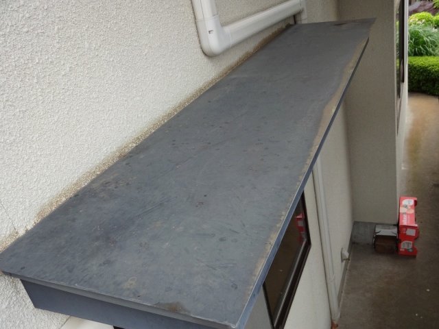 太田市 庇屋根 色あせ ミヤケン