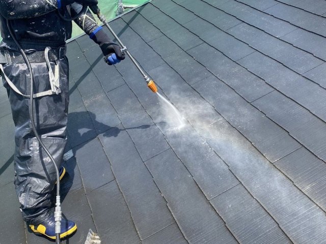 館林市 屋根 高圧洗浄 ミヤケン