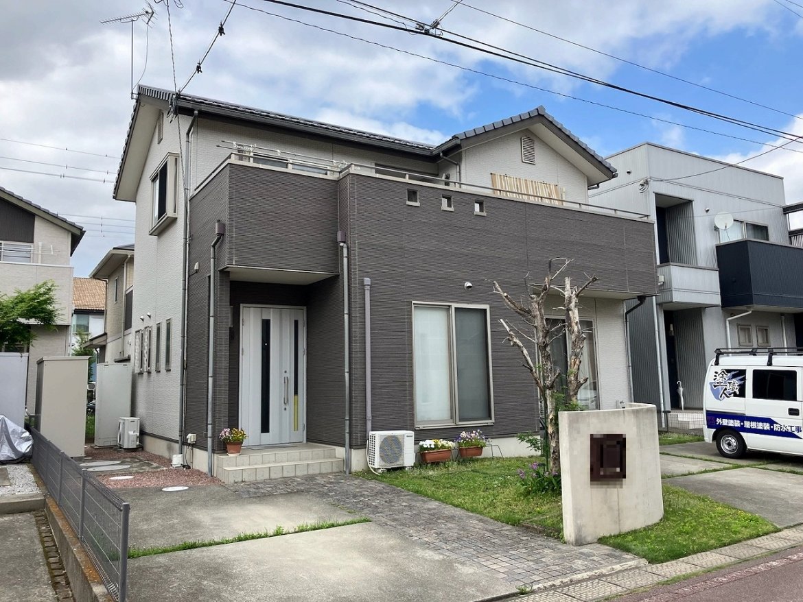 高崎市 外壁塗装 施工前 ミヤケン