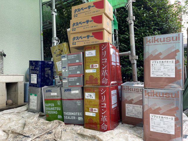 前橋市 外壁 塗料一式 ミヤケン