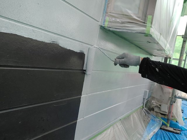 佐波郡玉村町 外壁塗装 下塗り ミヤケン