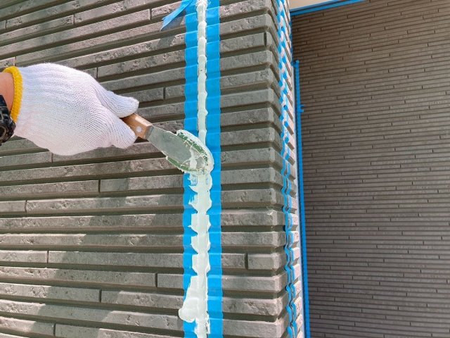 高崎市 コーキング ヘラ押え ミヤケン