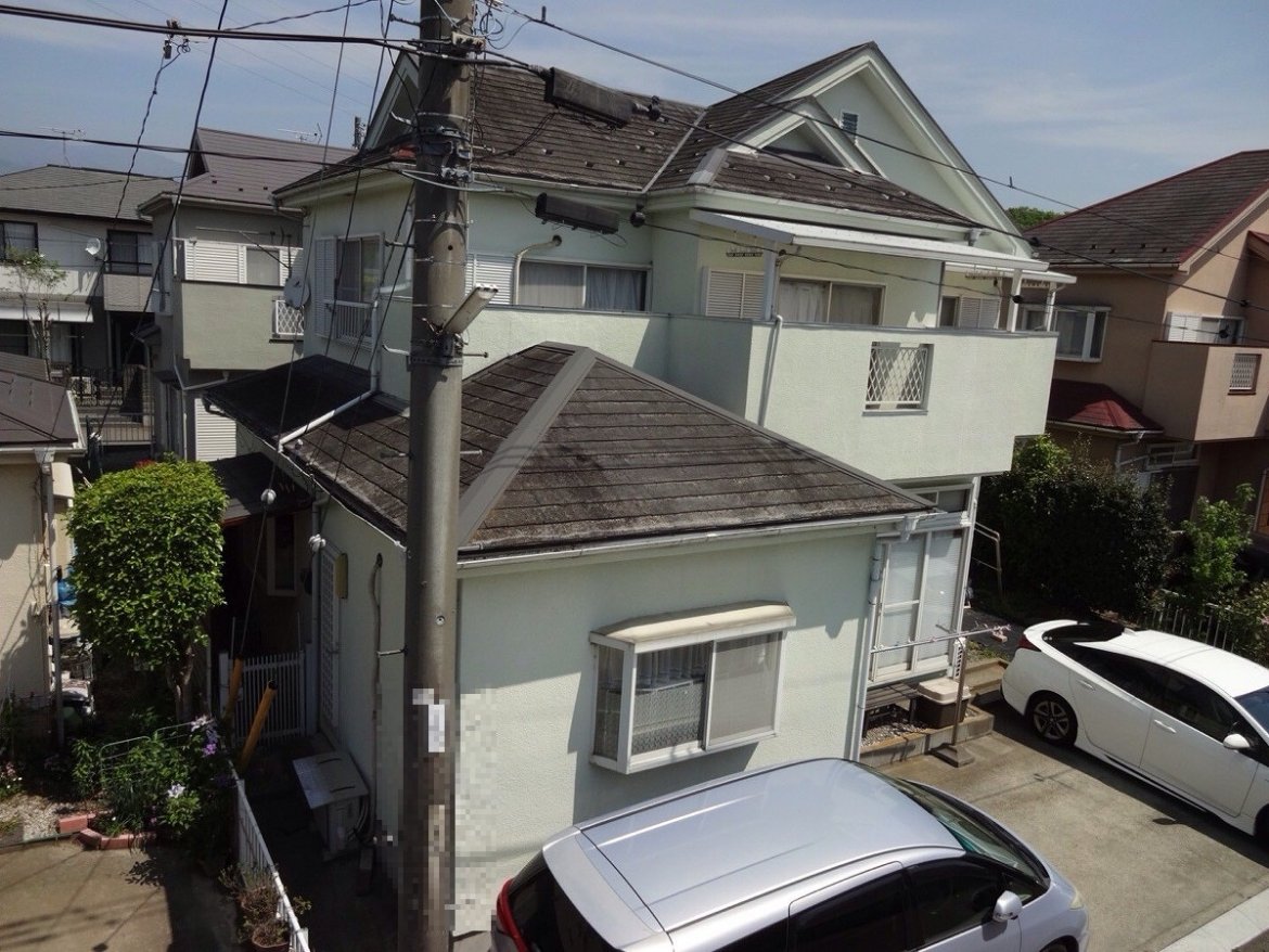 前橋市 外壁塗装 施工前 ミヤケン