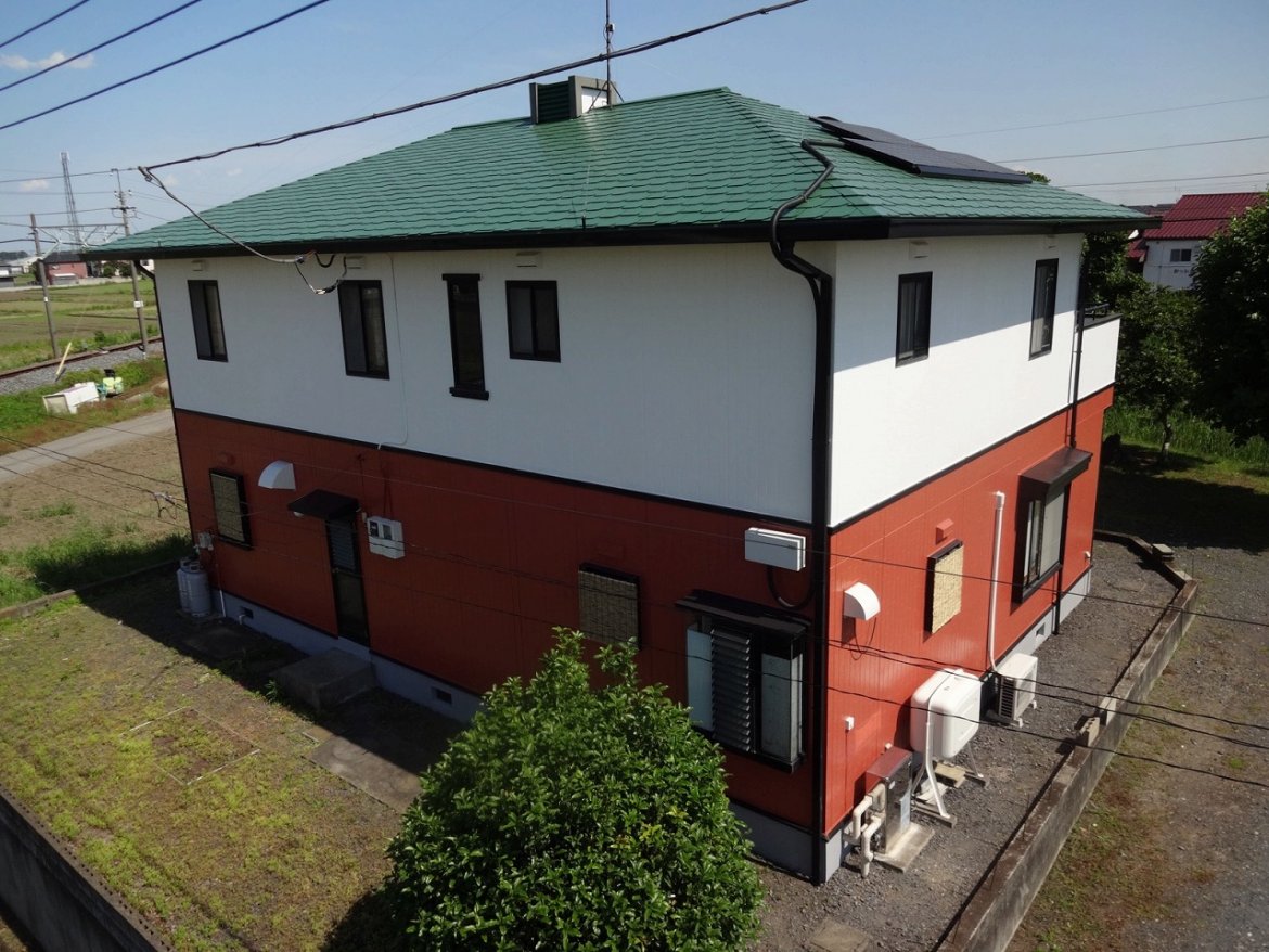 邑楽郡大泉町 外壁塗装 施工後 ミヤケン