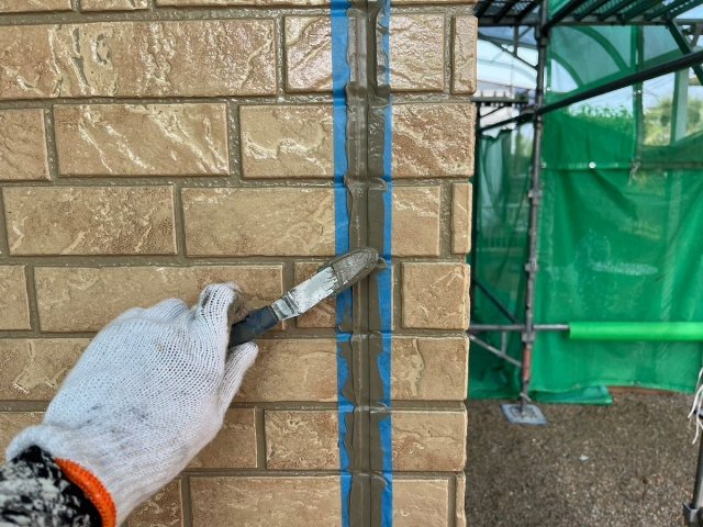 館林市 コーキング ヘラ押え ミヤケン