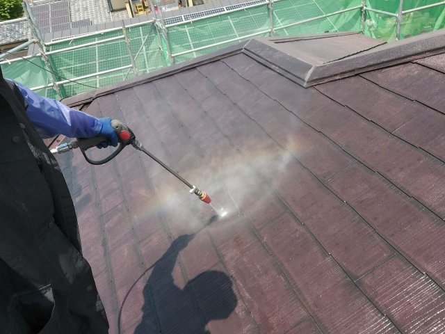 佐波郡玉村町 屋根塗装 高圧洗浄 ミヤケン
