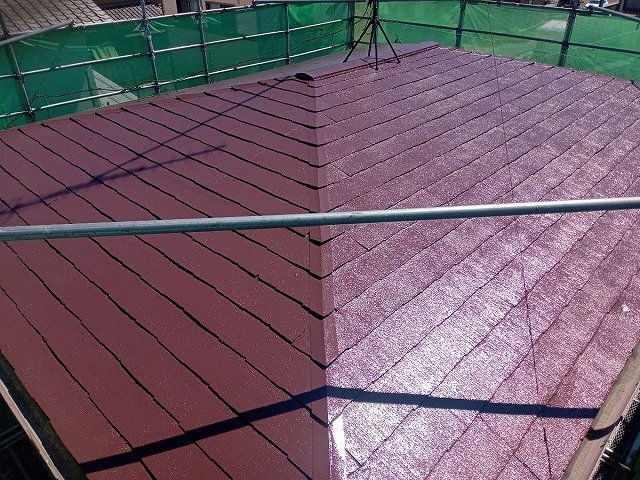 太田市 屋根塗装 施工後 ミヤケン