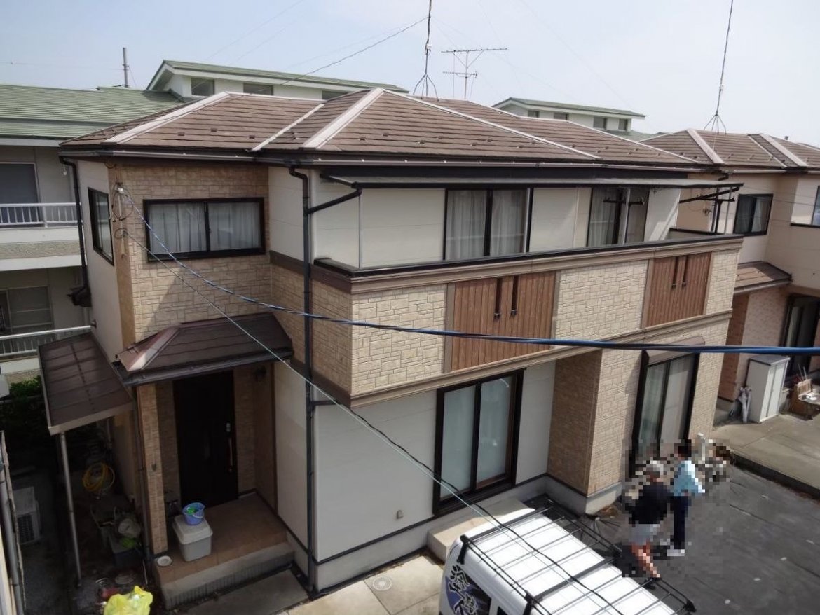 太田市 外壁塗装 施工前 ミヤケン