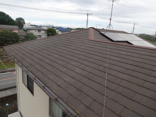 邑楽郡邑楽町 屋根 色あせ ミヤケン