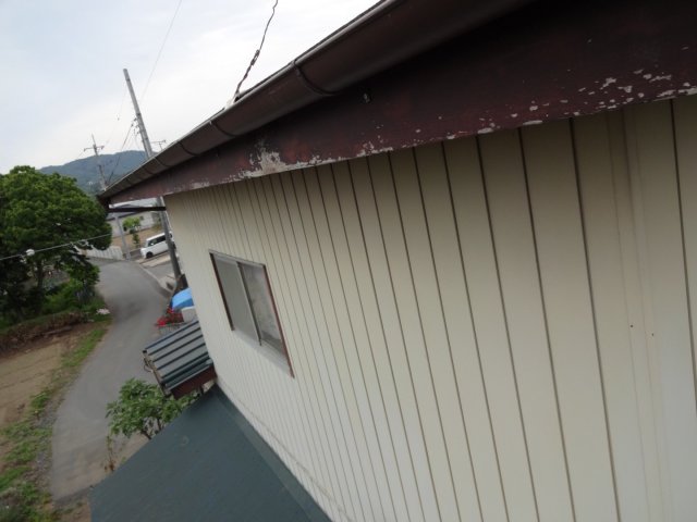 太田市 破風板 塗膜のはがれ ミヤケン