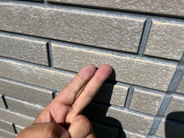 高崎市 外壁 チョーキング ミヤケン