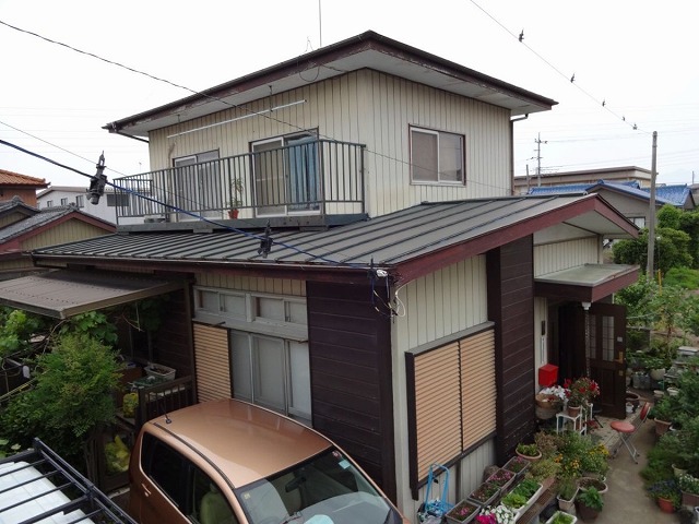 太田市 外壁塗装 施工前 ミヤケン