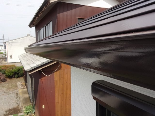 太田市 雨樋 完了 ミヤケン