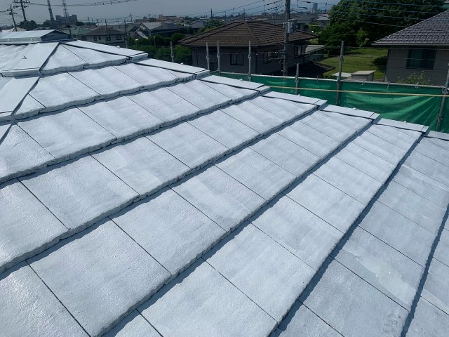 前橋市 屋根塗装 下塗り ミヤケン