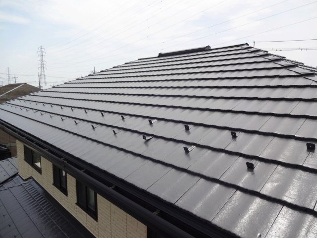 前橋市 屋根塗装 施工後 ミヤケン