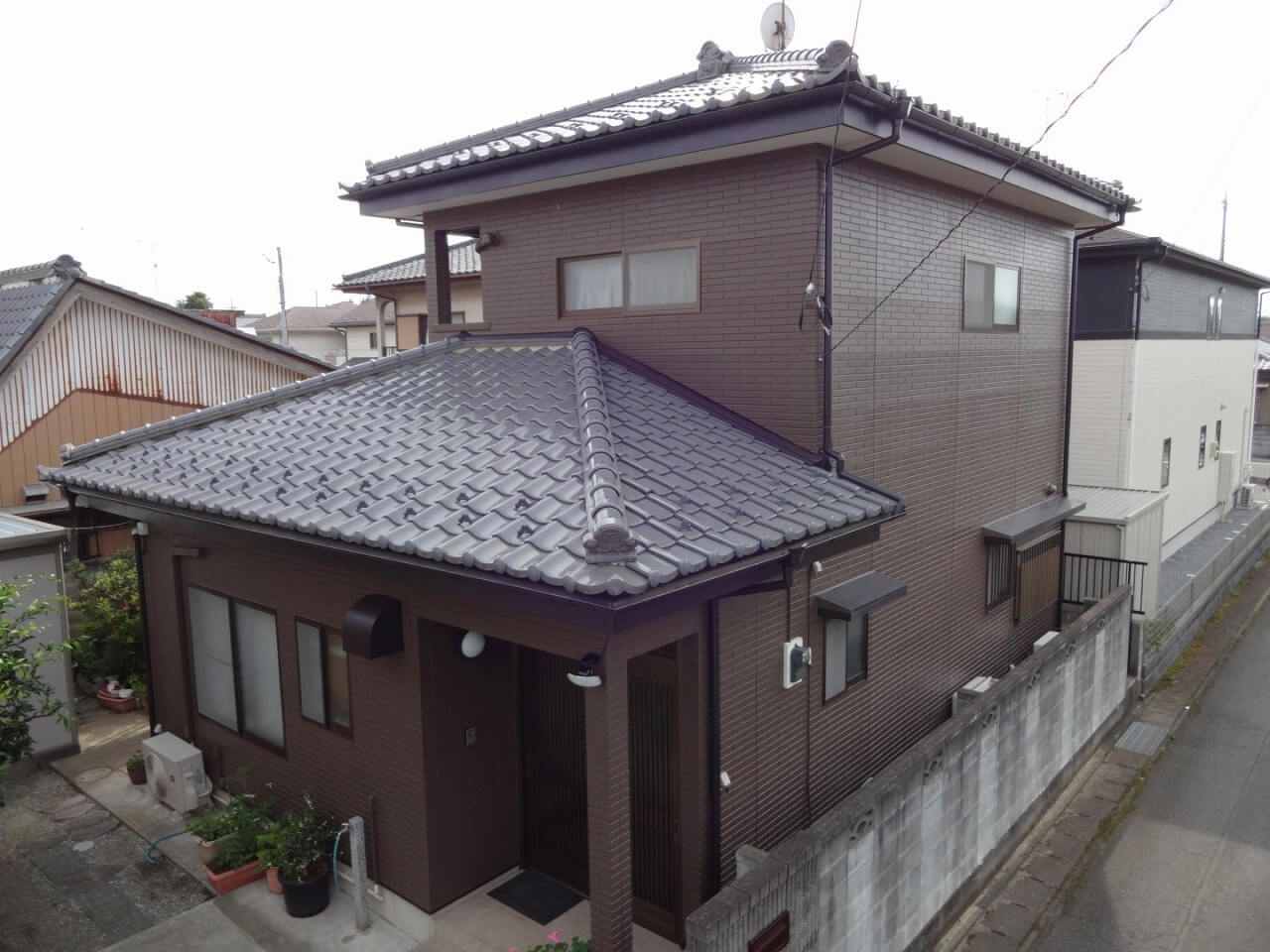 邑楽郡大泉町 外壁塗装 施工前 ミヤケン